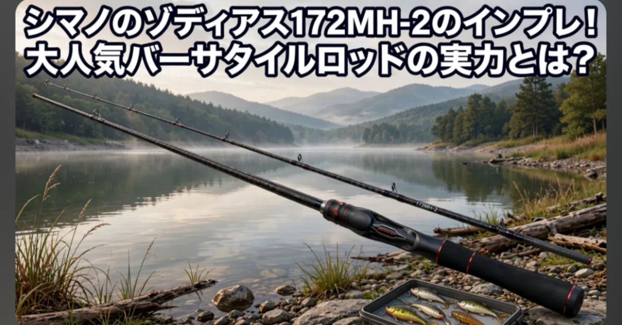 シマノのゾディアス172MH-2のインプレ！大人気バーサタイルロッドの
