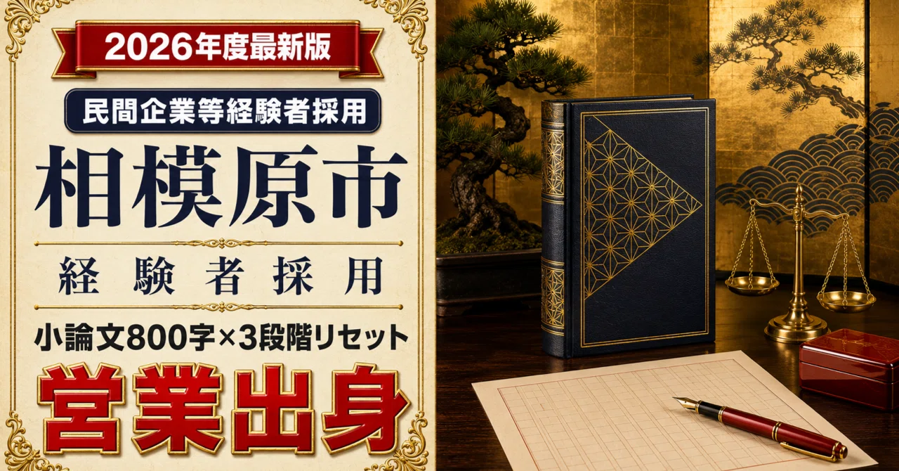 相模原市 営業論文】課題を見て書き出しが決まる経験者採用