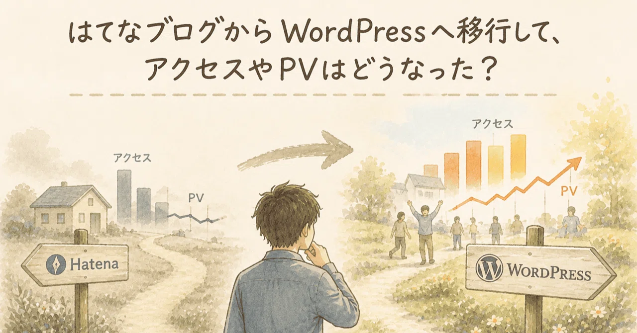 はてな→WordPress引っ越しから6ヶ月、アクセスや収益はどうなった