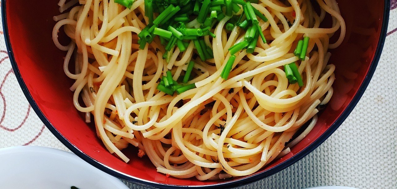 犬さんごはん 第九回 明太子パスタ 犬頭 Note