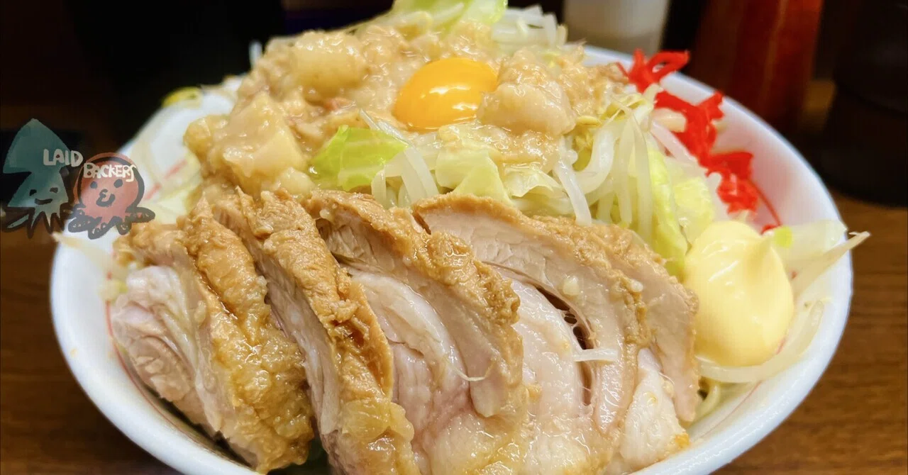 二郎デビューはまさかの限定ラーメン。汁なし&定番まで食べてきた