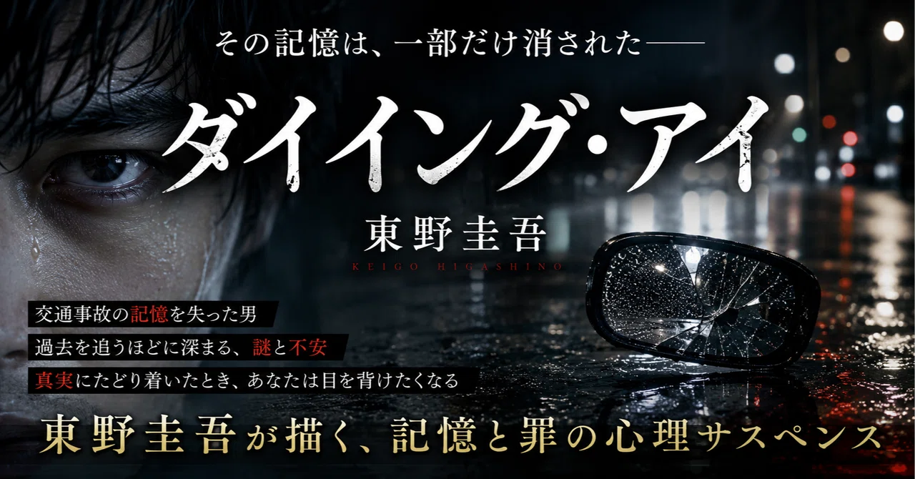 東野圭吾『ダイイング・アイ』感想・レビュー｜ネタバレなしで魅力と