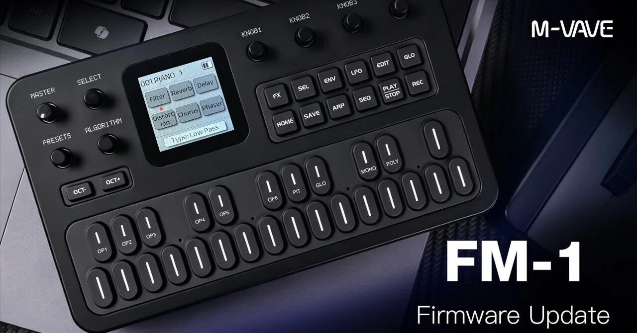 1万円以下の謎の中国産FMシンセ M-VAVE FM-1をレビュー。想像以上に