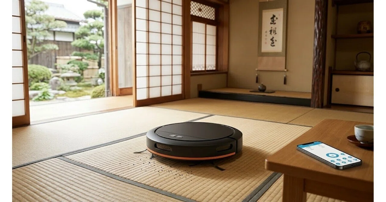 8500Pa吸引×水拭き両用のロボット掃除機、「畳のある家」で本当に使い