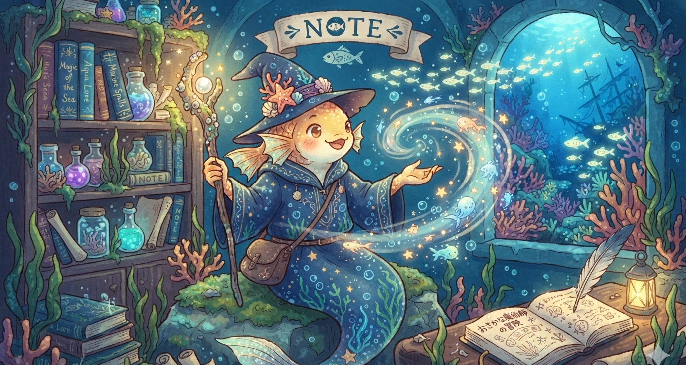 tenio39 嗚呼、おさかなマジック！｜tenio39｜note