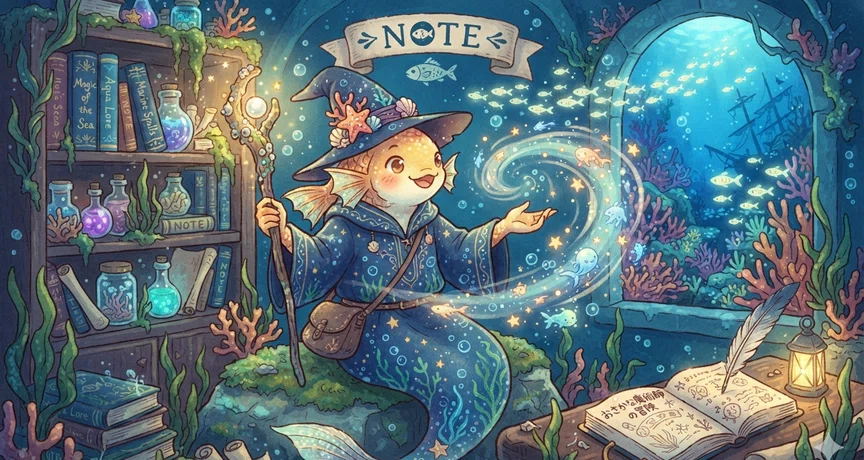 tenio39 嗚呼、おさかなマジック！｜tenio39｜note