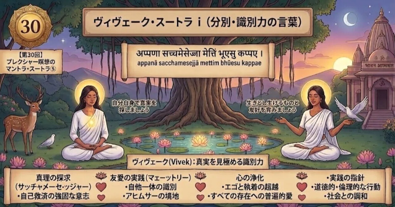 [Part 30] Mantras and Sutras for Preksha Meditation 5 - Vivek Sutra i ...