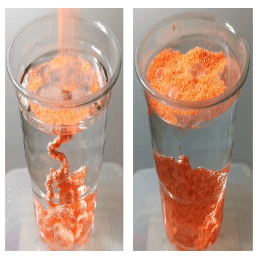 水中で固まる砂 について考える Gelate ジェレイト Note