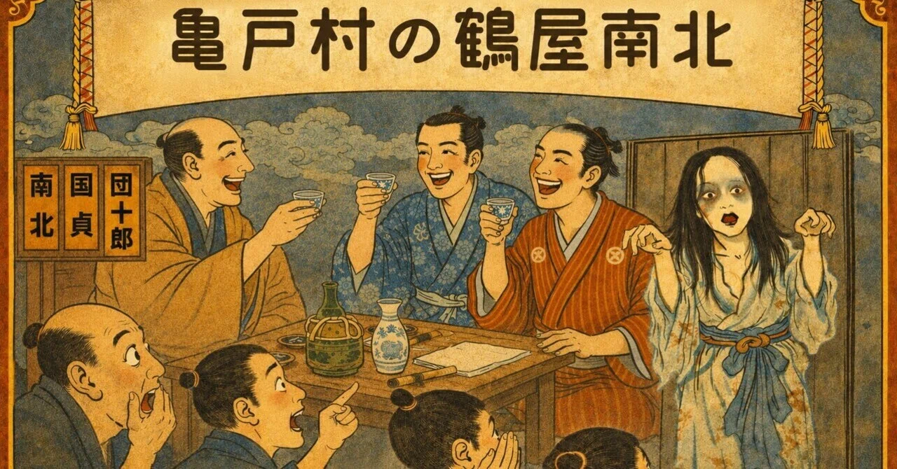 鶴屋南北の紙芝居を作りました｜お瀧 / 歌舞伎の町亀戸の魅力を発信する人