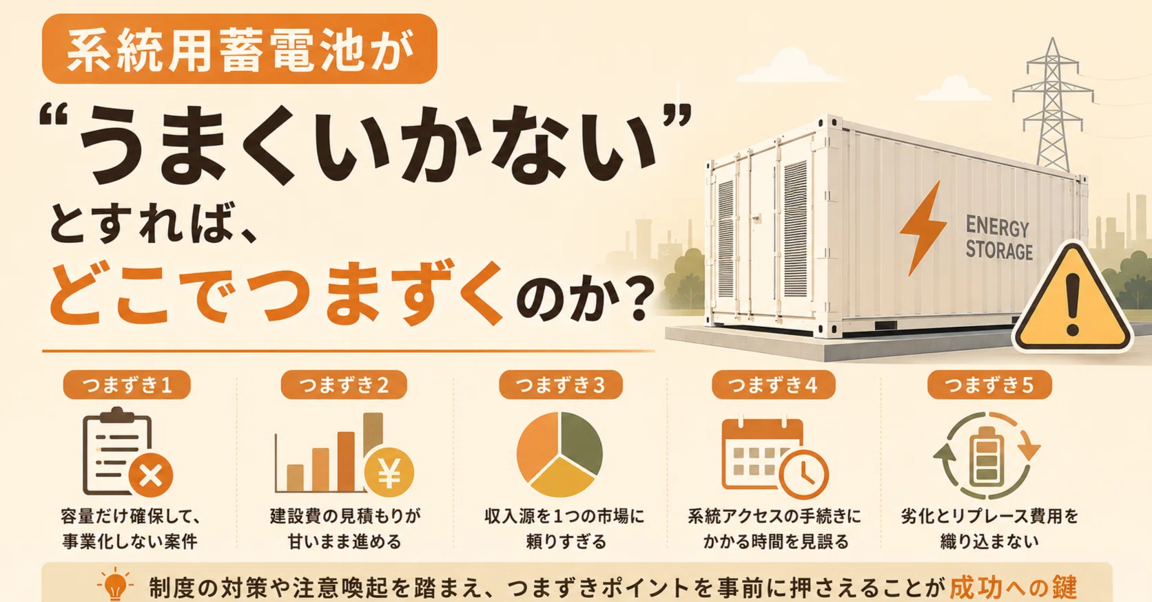 Lessons Learned from Failure Cases in Grid-Scale Battery Projects｜ジャパン ...