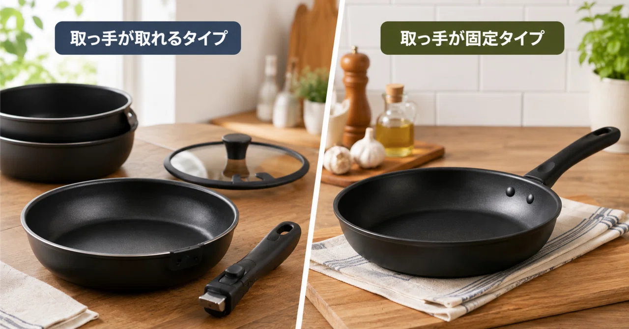 フライパン 取っ手が取れる デメリット