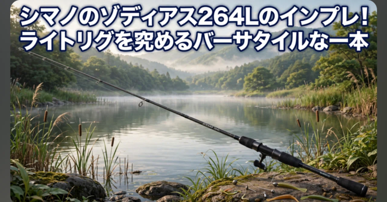 Shimano Zodias 264L Review! A Versatile Rod for Mastering Light