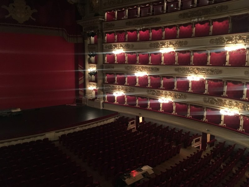 スカラ座博物館 Museo Teatrale Alla Scala 特別展 スカラ座のボックス席にて ミラノに生きる人々の歴史 Nao Masunaga Note