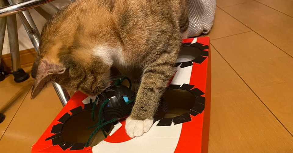 お家で作れる 猫の遊び道具 崖の上のガノンドロフ Note