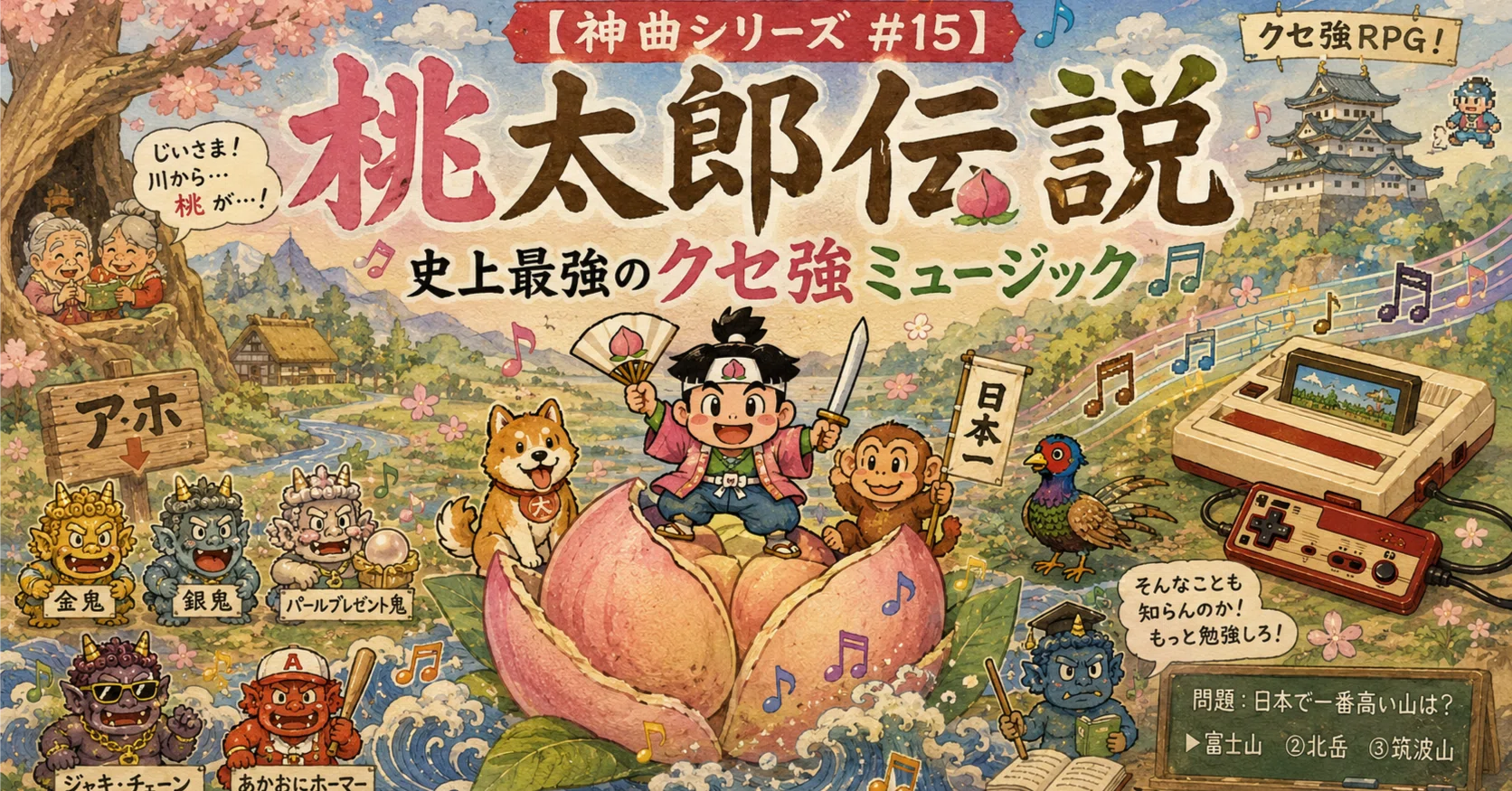神曲シリーズ#15】桃太郎伝説｜史上最強のクセ強ミュージック｜昭和こぞう