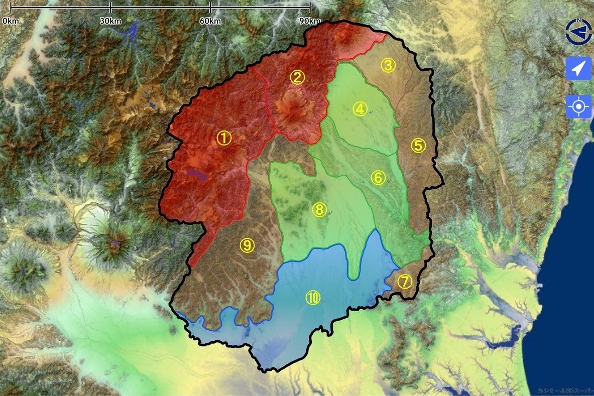 栃木県_地形区分_番号