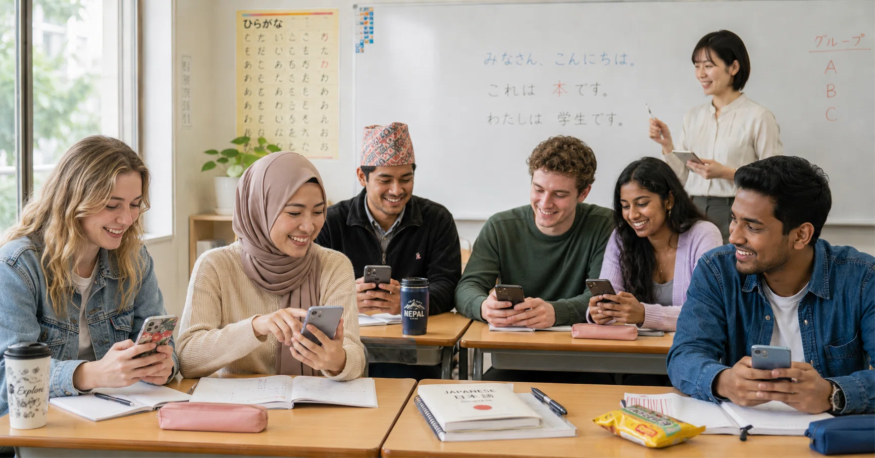 授業中、学生にスマホを使わせたら授業がやりやすくなった！日本語学校