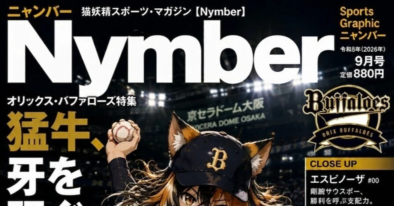 ミケトく…ちゃん表紙のニャンバーオリックス号です｜チェリバーコトボシ