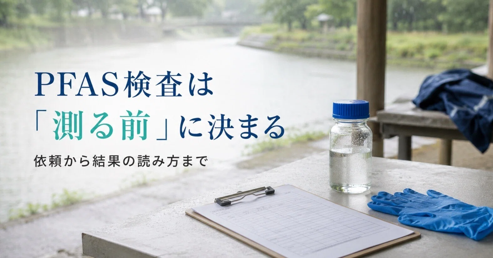PFAS検査は「測る前」に決まる｜依頼から結果の読み方まで｜松浦法子