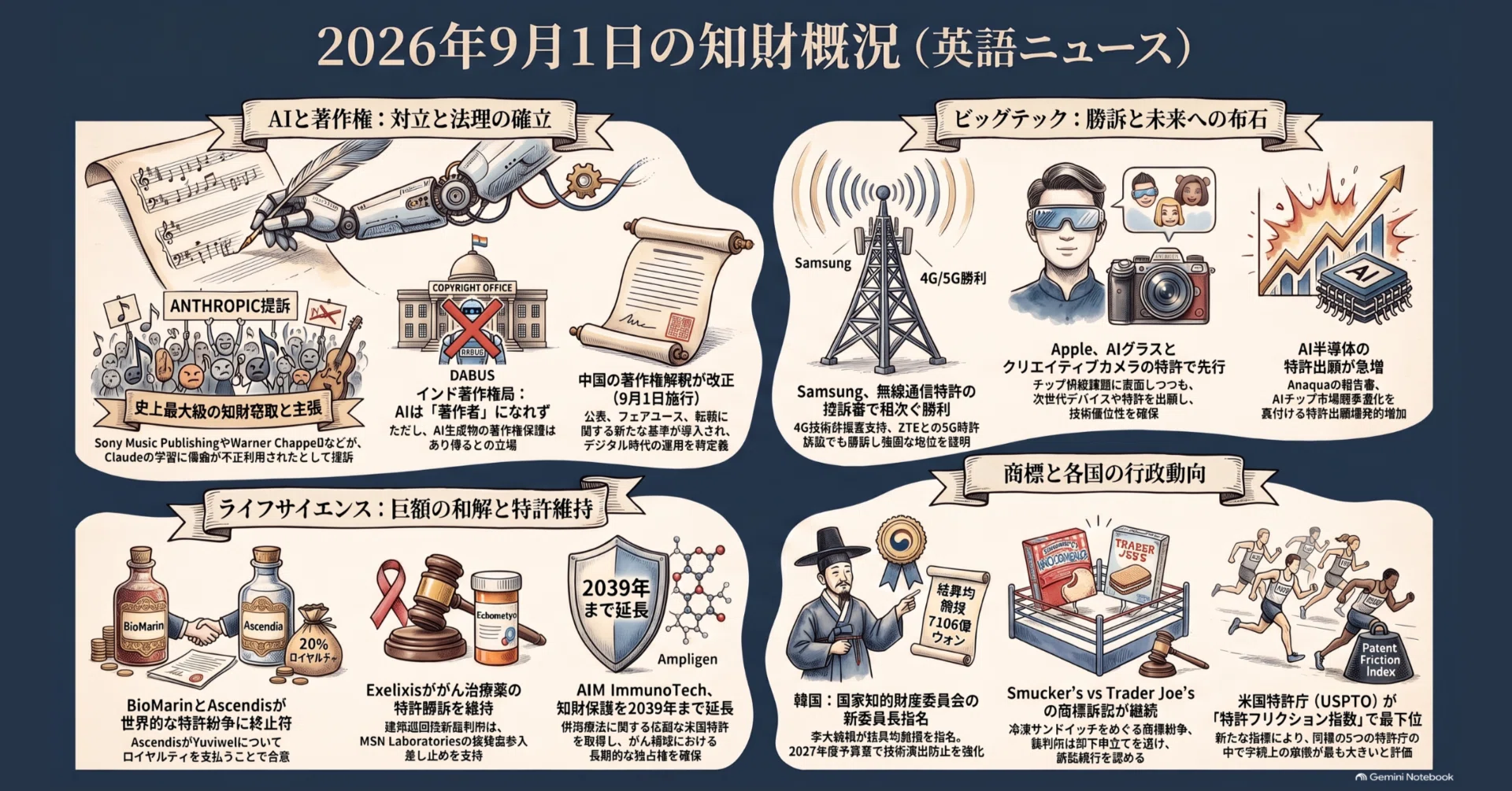 パテサロデイリー【昨日の英語知財ニュース】 2026年9月2日号