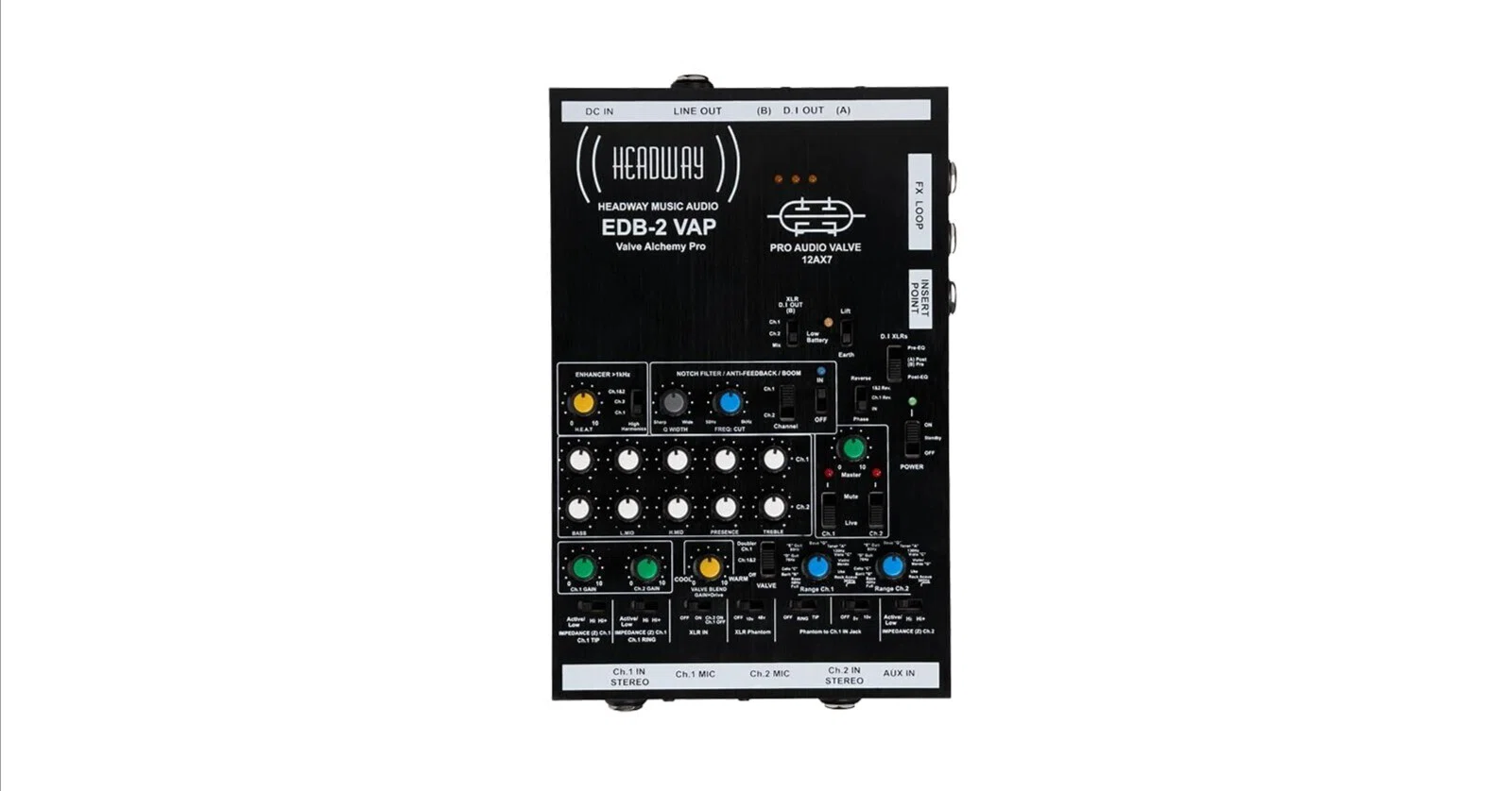 HEADWAY MUSIC AUDIO EDB-2 レビュー｜サイズと出力・注意点を確認