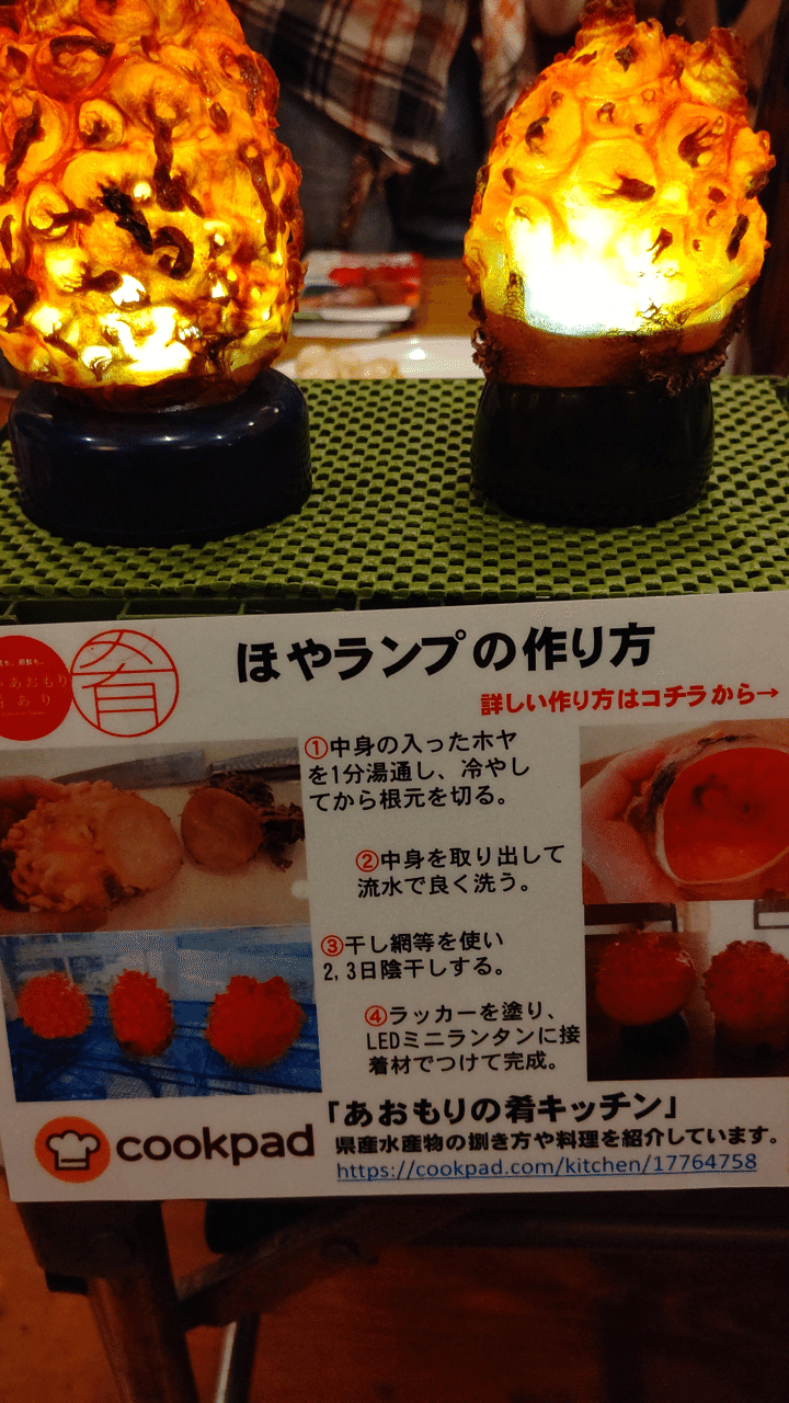 青森 ホヤランプを作ってみた話 酔処みねのみね Note 青森 ホヤランプを作ってみた話 酔処みねのみね Note