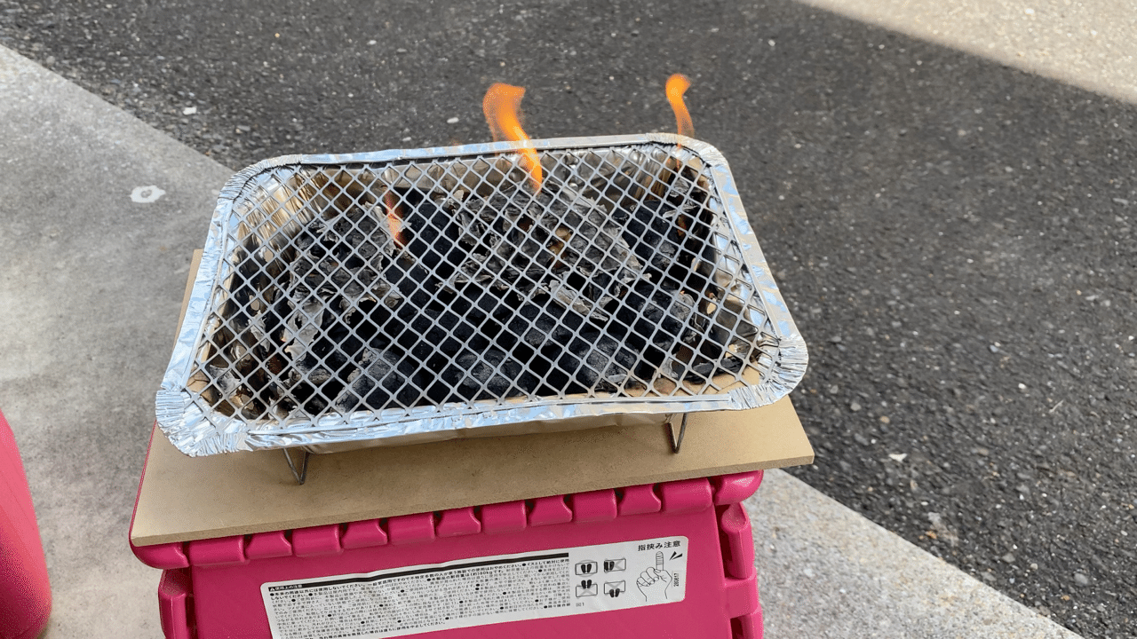 ダイソーBBQコンロ】焼き鳥やいてみた！｜tomomo@いちご一会🍓｜note