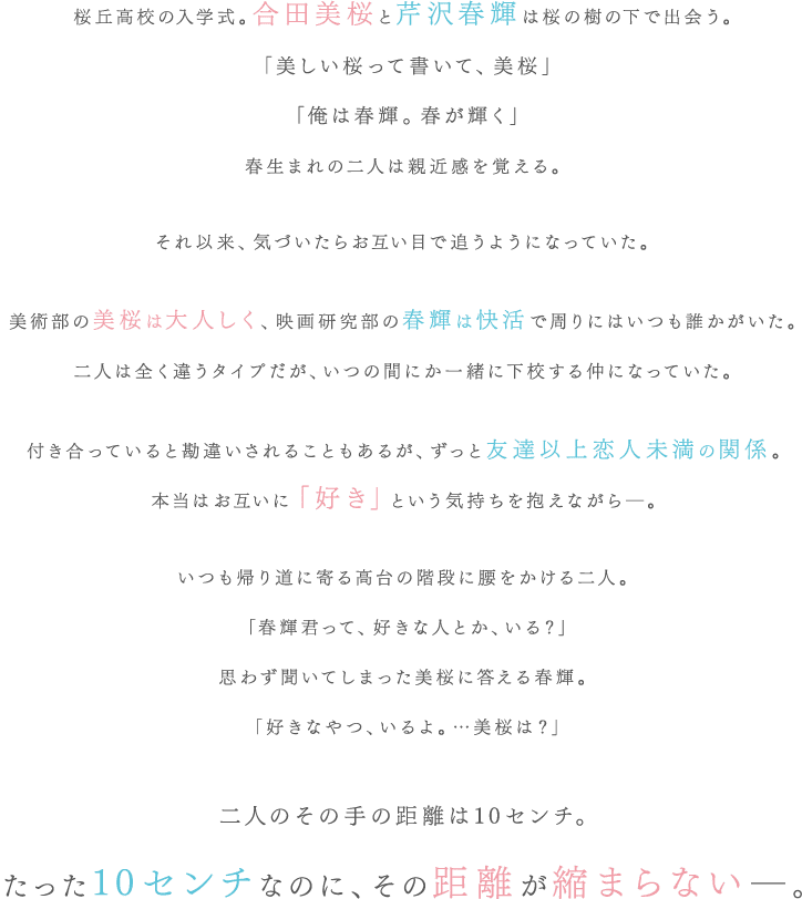 アニメ いつだって僕らの恋は10センチだった 見どころ紹介 ヌマサン Note