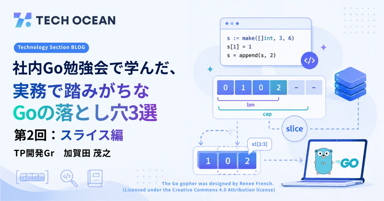 社内Go勉強会で学んだ、実務で踏みがちなGoの落とし穴3選 第2回：スライス編