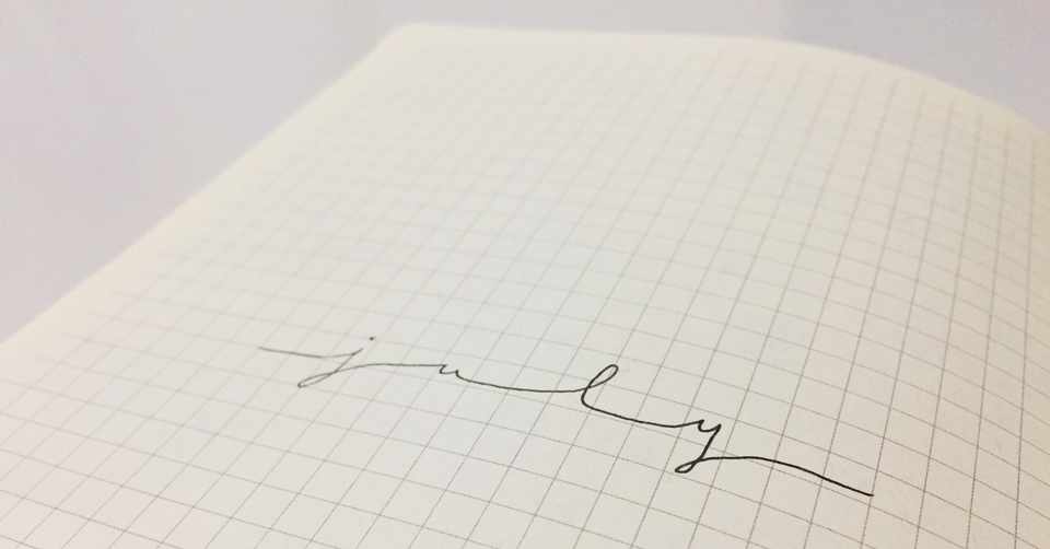 10分でおしゃれな筆記体が書けるようになる方法 Suu リケジョ Note