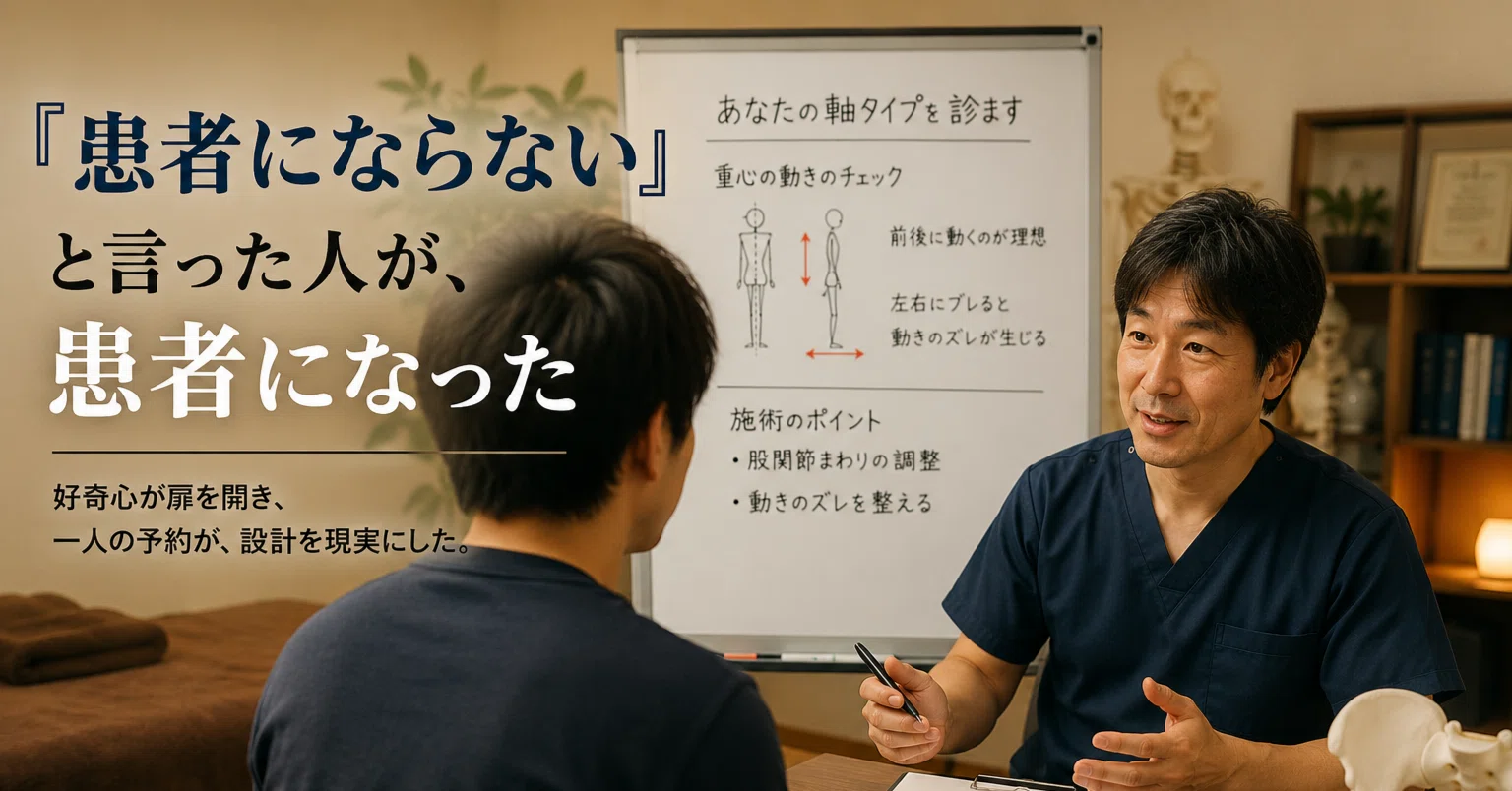4スタンス理論のページから、患者が来た。『燃料』と切り捨てた層から