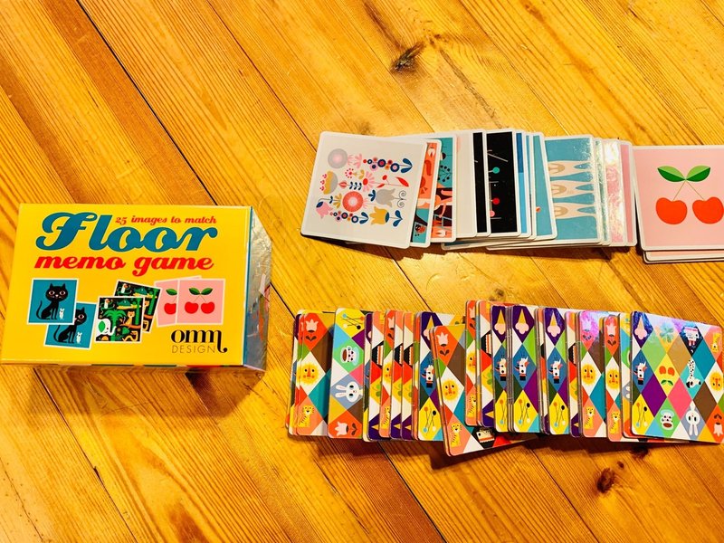 Floor スウェーデンのインゲラさんデザインの絵で遊べる神経衰弱ゲーム 記憶力を鍛える 佐藤敦俊 白馬村 Monster Cliff Note