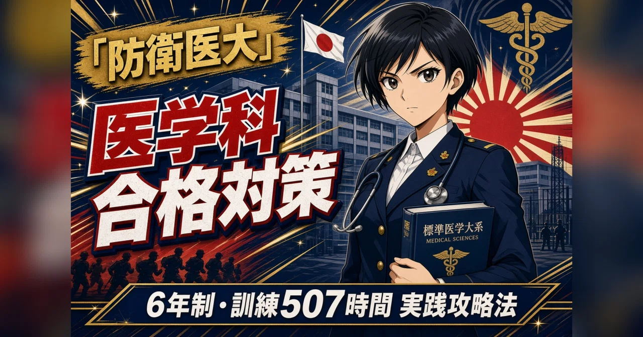 2026年度】防衛医科大学校医学科学生採用試験合格対策｜6年制・訓練507