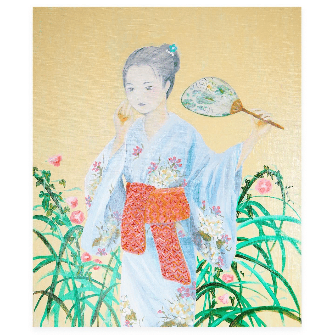 紫陽花の着物の少女 酒井抱一の夏花 芸術 日本画 雨星立夏 Rikka Amahoshi Note 紫陽花の着物の少女 酒井抱一の夏花 芸術 日本画 雨星立夏 Rikka Amahoshi Note