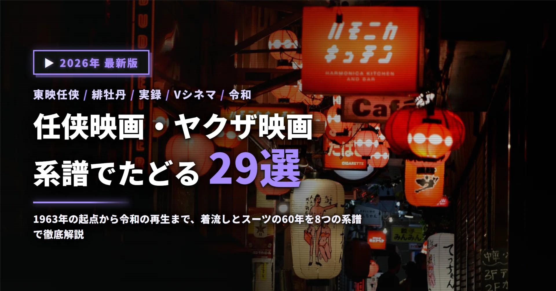 活動歴および当時の関連ビジュアル記録