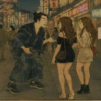 路上マン