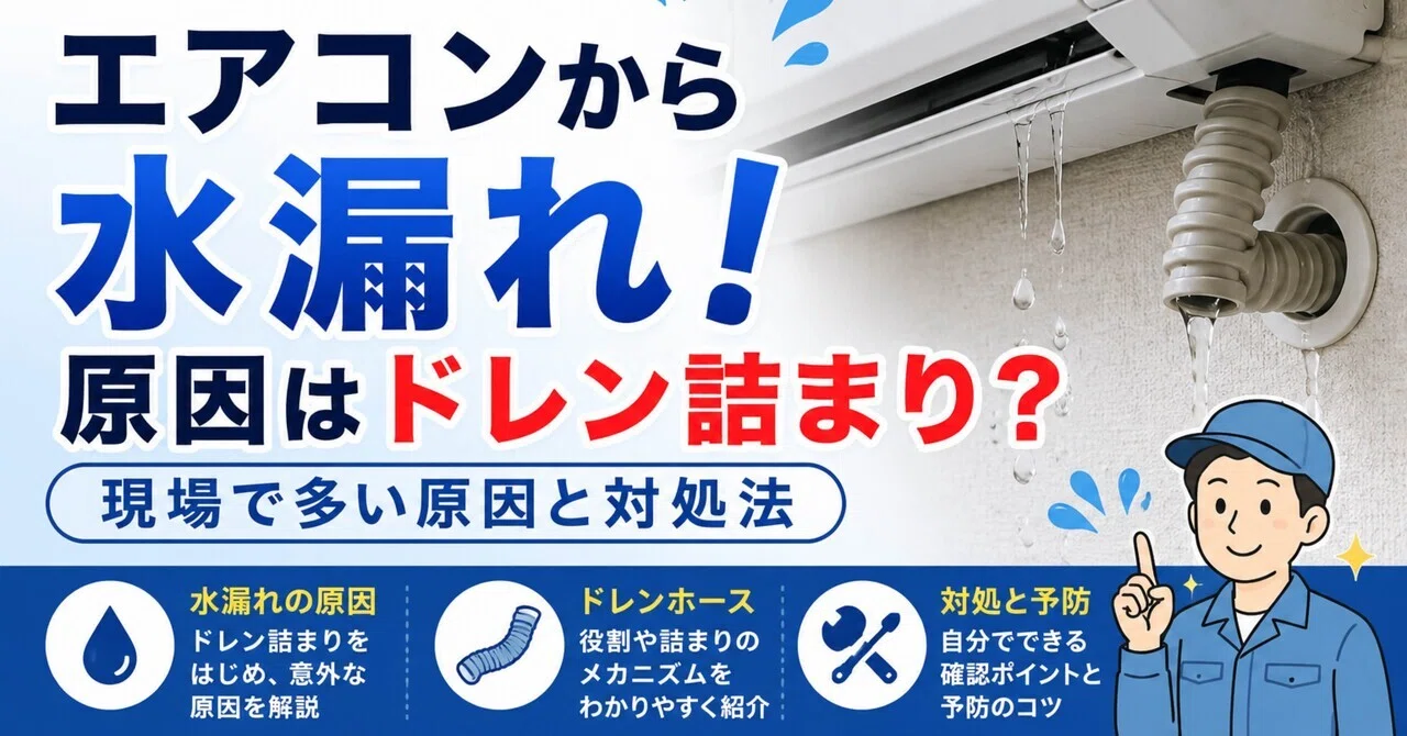 エアコン 水漏れ 意外な原因 最新