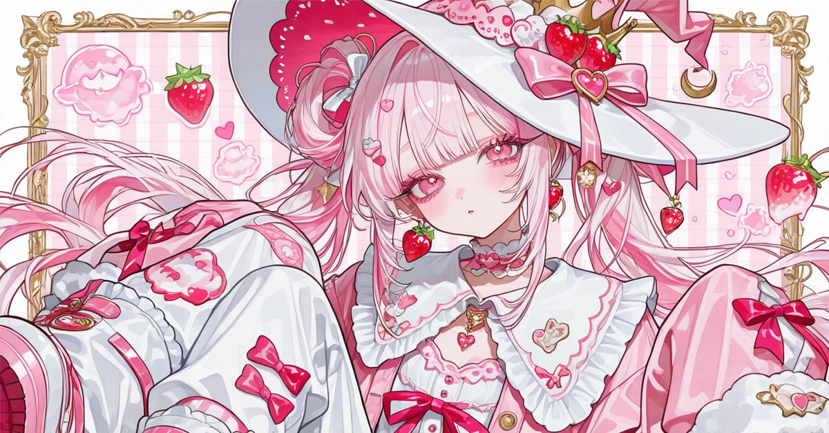 🍓🍼いちごミルク × 魔女🪄💗｜ぽむ