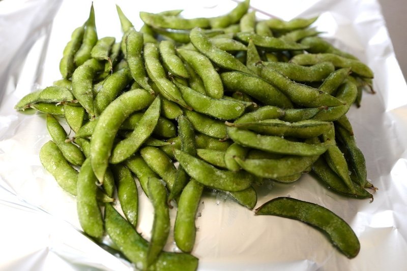 枝豆を蒸し焼きに Pata Papapasta Note