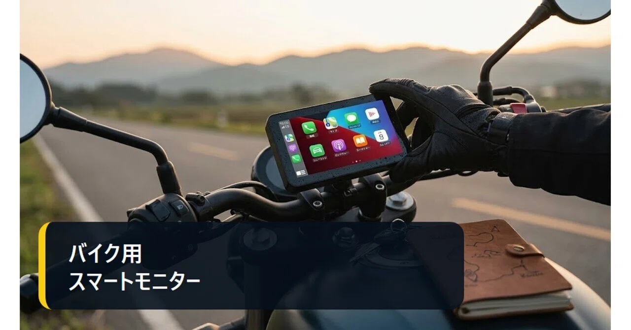 バイク用スマートモニターって、実際どこまで必要なのか｜カイ｜バイク