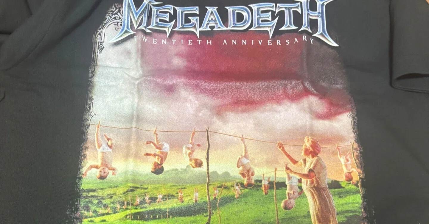 人生初のメタルTシャツ MEGADETHのYouthanasiaについての紹介｜佐藤三朗