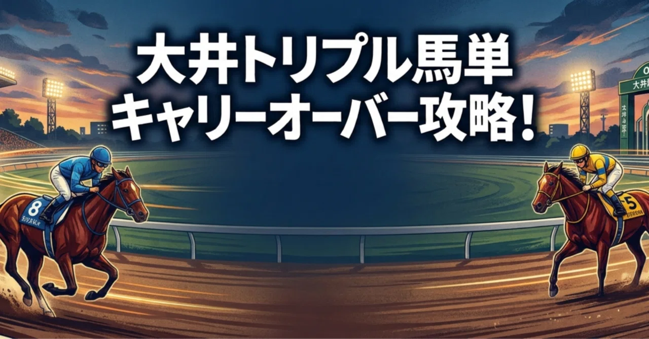 大井 トリプル馬単