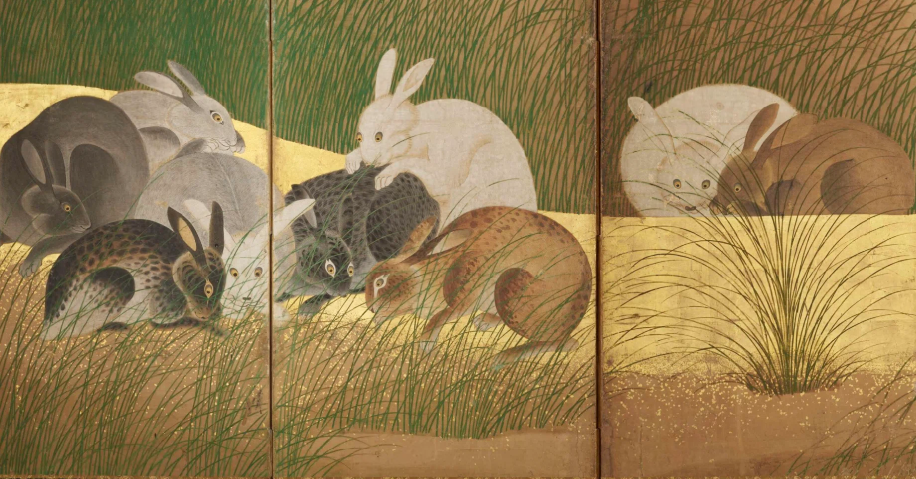 【逸品】江戸時代　古犬山系　古九谷系　中国明朝　呉須赤絵写　鹿うさぎ魚図　大皿 逸品】江戸時代 古犬山系 古九谷系 中国明朝 呉須赤絵写 鹿うさぎ魚図