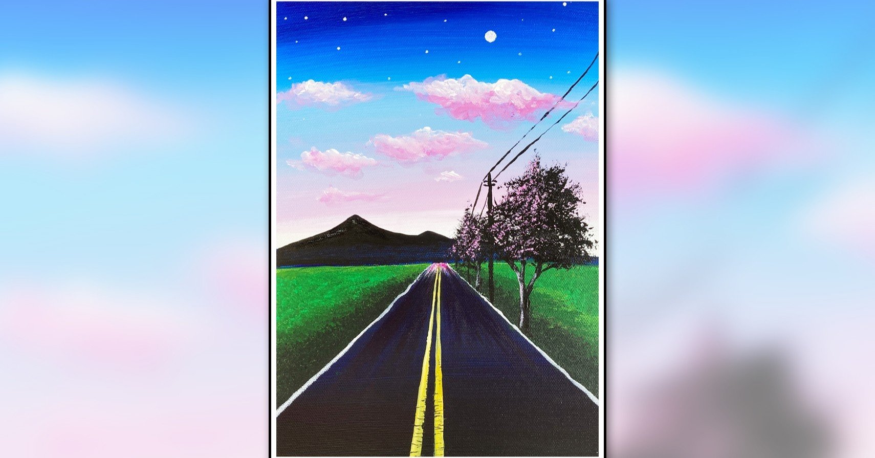 アクリル絵の具を使用した 希望の道 の描き方 初心者が簡単に絵を描く方法 Junya Art Note アクリル絵の具を使用した 希望の道 の描き方 初心者が簡単に絵を描く方法 Junya Art Note