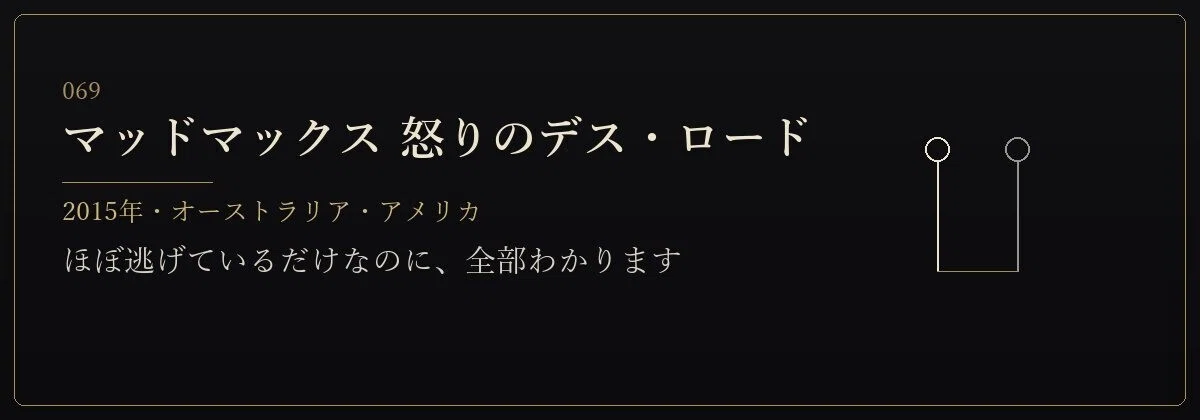 マッドマックス 怒りのデス・ロード