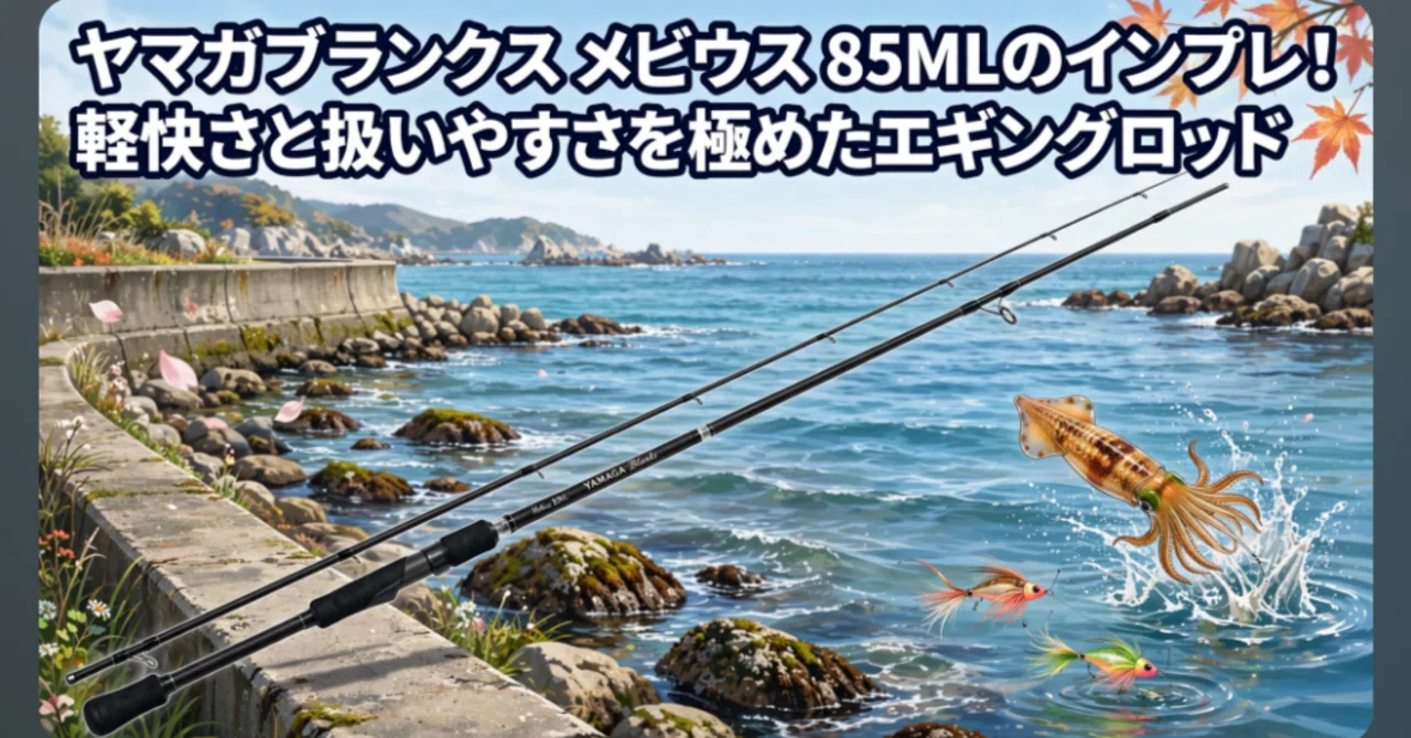 ヤマガブランクス メビウス 85MLのインプレ！軽快さと扱いやすさを極め