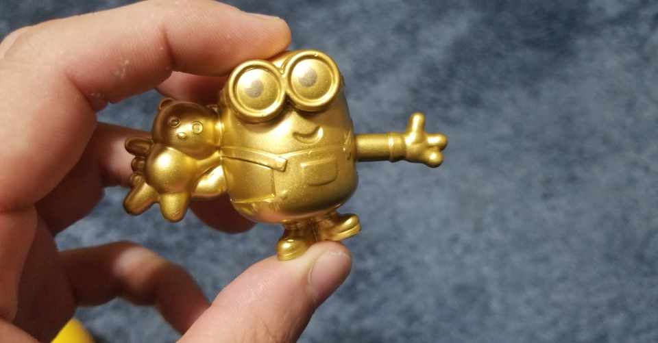 マクドナルド 金色ミニオンが当たった Take Note
