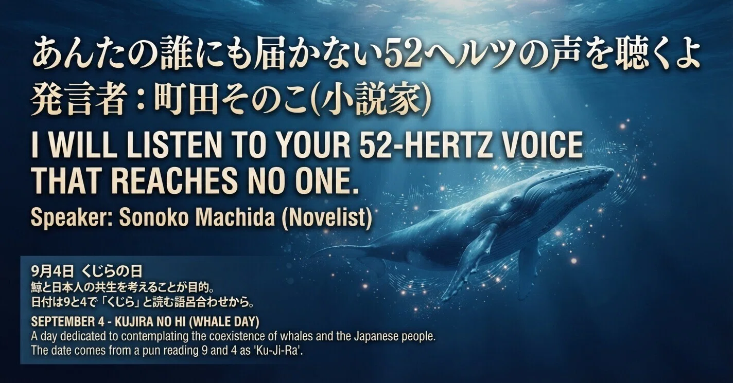 世界で一番孤独なクジラ」の声を、私たちは本当に聴けているか？【9月4