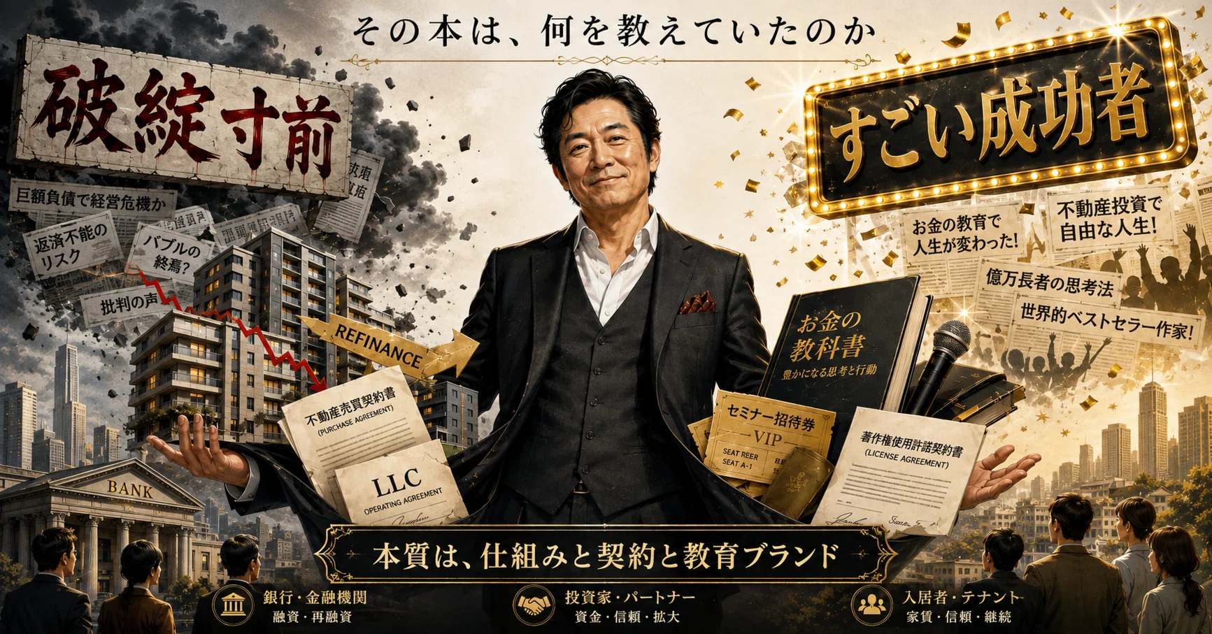 ロバート・キヨサキ氏「1,900億円の負債」報道を見てーーベストセラー