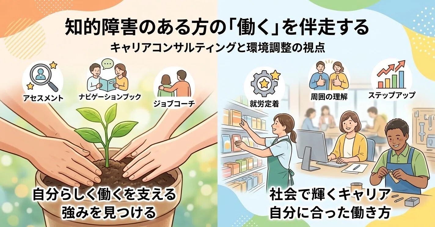 知的障害×キャリアコンサル】「向いてる仕事、教えてください」に、私